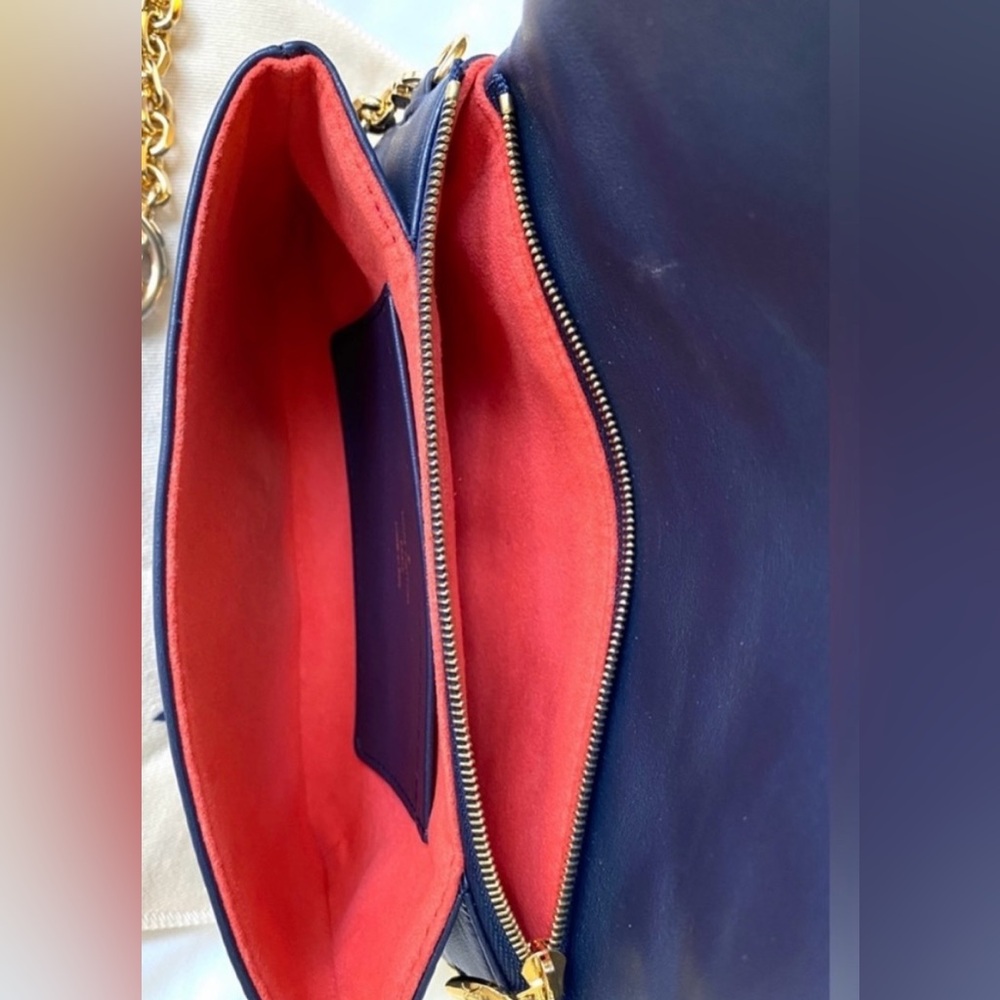 Louis Vuitton Multicolor Lambskin Embossed Monogram LV Garden l Coussin Navy - Picture 7 of 17